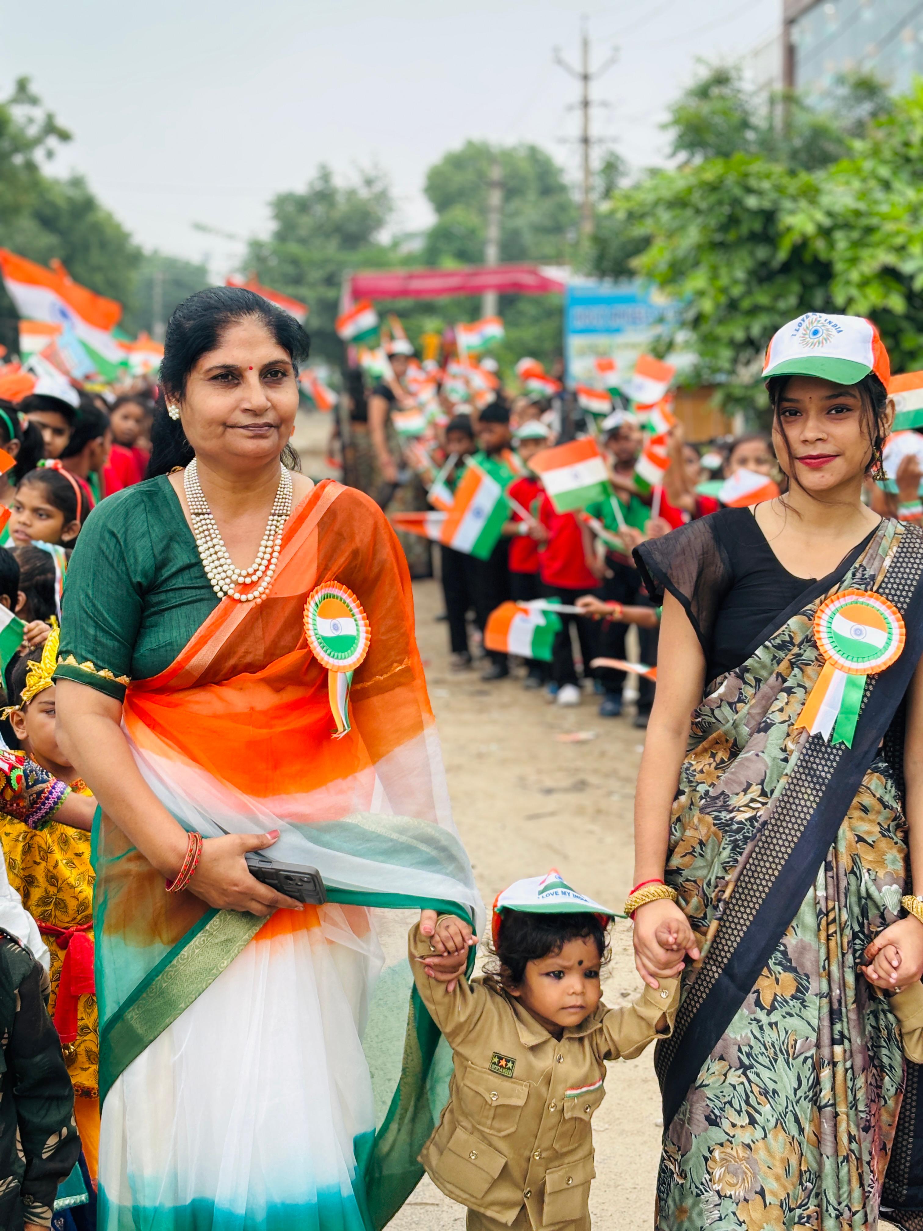 Independence Day celebration at Holy Angels Public School
